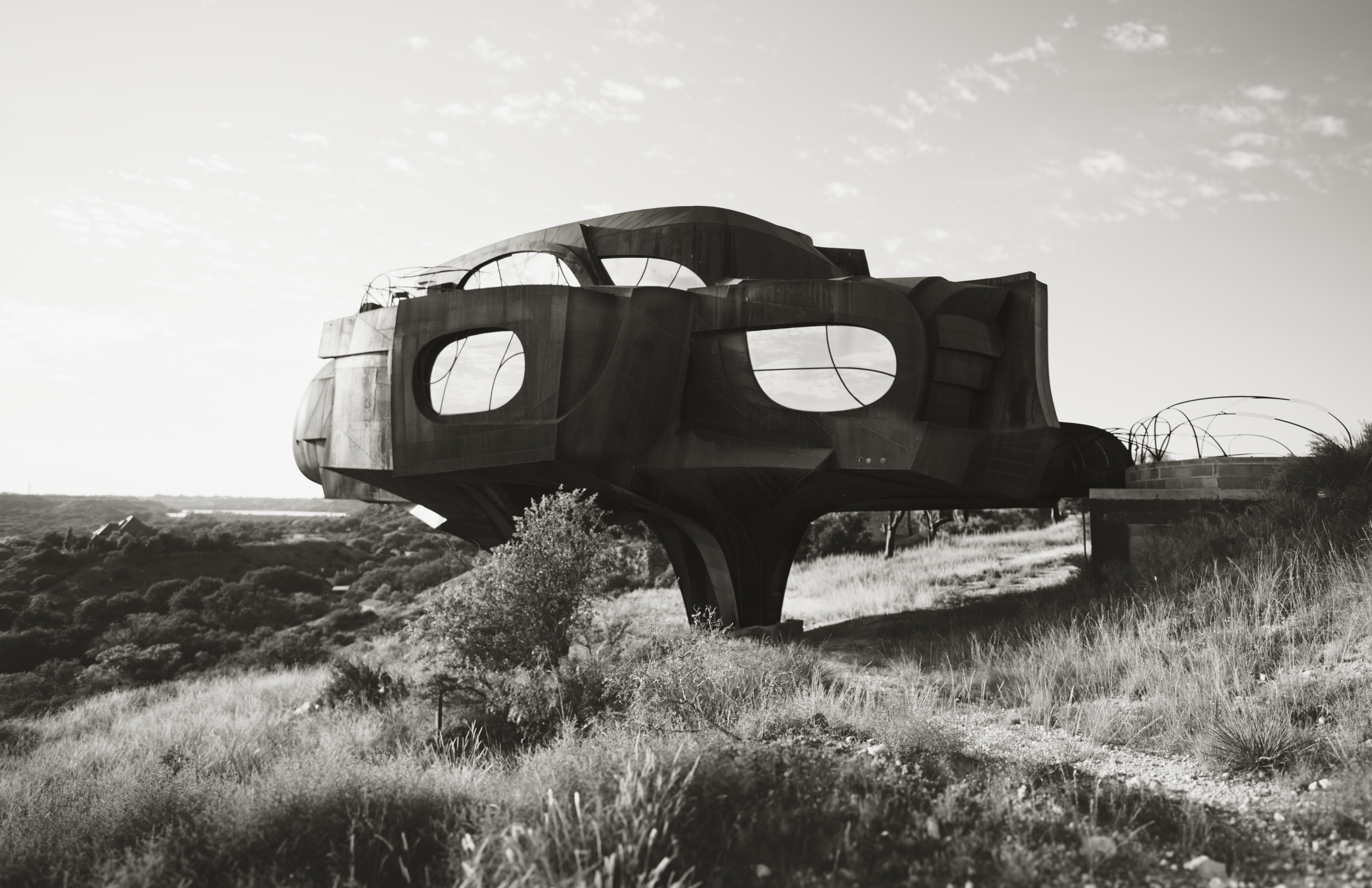 Frank Bruno Steel House, Ransom Canyon, NM